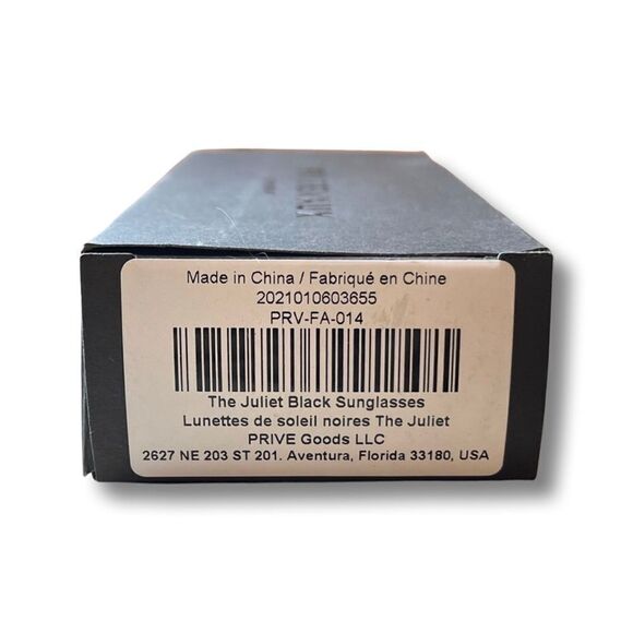 Privé Revaux THE JULIET SUNGLASSES Caviar Black - Picture 12 of 12
